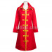 One Piece Film Z Monkey D. Luffy Red Trench Coat Cosplay Costume 